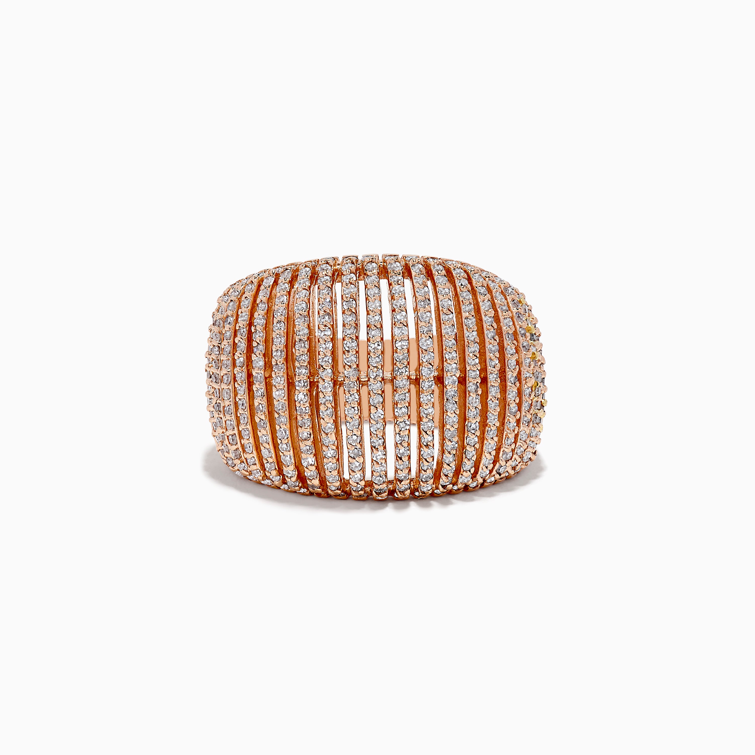 Effy 14K Rose Gold Morganite & Diamond Ring / $2300 Retail | eBay